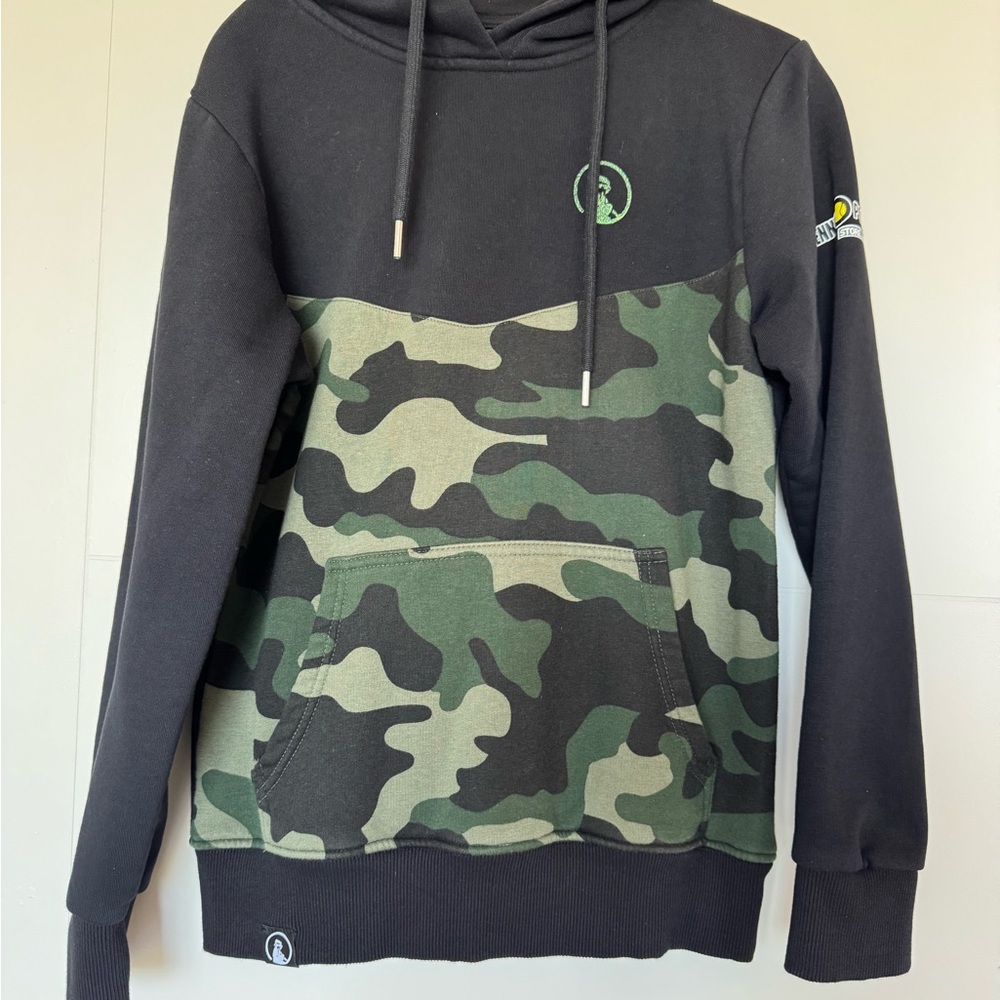 Quiet Please Camouflage Hoodie